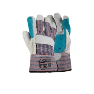 Double Leather Palm Safety Gloves